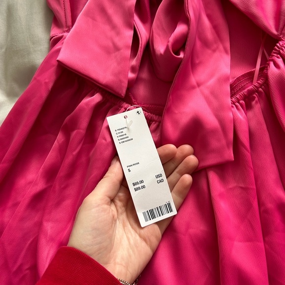 NWT Urban Outfitters Hot Pink Dress - Picture 5 of 10